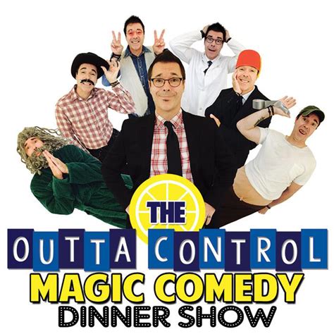 Outta control dinner show - VIP Combo: The Outta Control Magic Comedy Dinner Show & WonderWorks. Buy a VIP ticket with a select show time and visit WonderWorks anytime on the date of the show. Shows at 6pm and 8pm most nights. Reservations required. Buy online! This show sells out. Doors open at 3:30 PM (for 4PM Shows), 5:30PM (for 6PM Shows), and 7:30PM …
